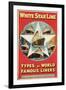 'White Star Line - Types of World Famous Liners'-null-Framed Giclee Print