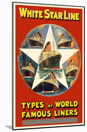 White Star Line-null-Mounted Poster
