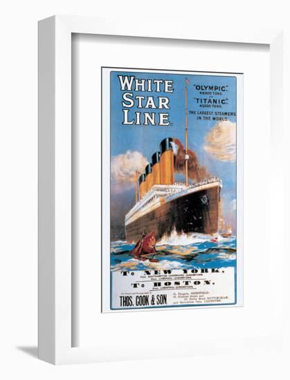 White Star Line-null-Framed Premium Giclee Print