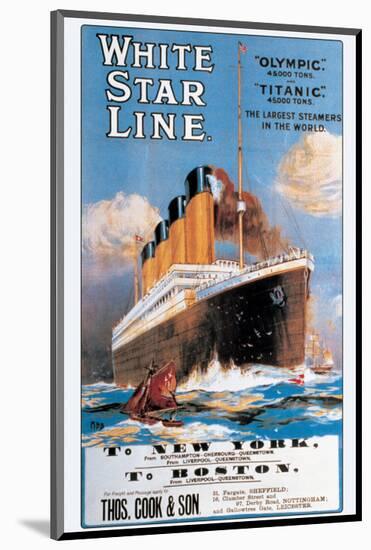 White Star Line-null-Mounted Premium Giclee Print