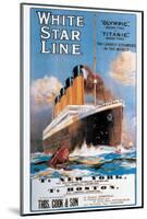 White Star Line-null-Mounted Premium Giclee Print