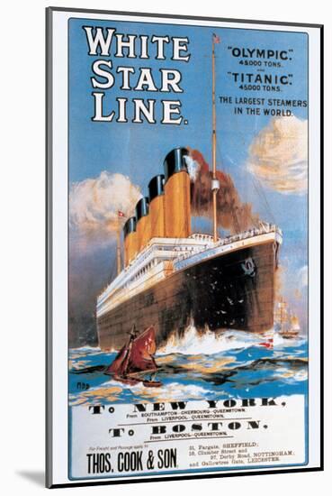 White Star Line-null-Mounted Premium Giclee Print