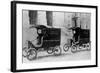 White Steam Trucks-null-Framed Photographic Print