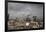 White Stork (Ciconia Ciconia) in Flight over City Buildings. Marakesh, Morocco, March-Ernie Janes-Framed Premium Photographic Print