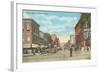 White Street, Danbury, Connecticut-null-Framed Art Print