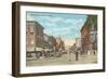 White Street, Danbury, Connecticut-null-Framed Art Print