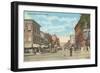 White Street, Danbury, Connecticut-null-Framed Art Print