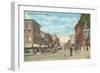 White Street, Danbury, Connecticut-null-Framed Art Print