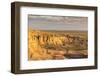 White Stupa in the morning light, Ulziit, Middle Gobi province, Mongolia, Central Asia, Asia-Francesco Vaninetti-Framed Photographic Print