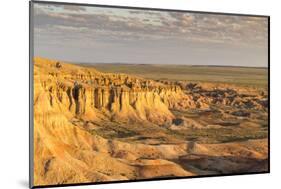 White Stupa in the morning light, Ulziit, Middle Gobi province, Mongolia, Central Asia, Asia-Francesco Vaninetti-Mounted Photographic Print