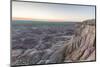 White Stupa sedimentary rock formations at dusk, Ulziit, Middle Gobi province, Mongolia, Central As-Francesco Vaninetti-Mounted Photographic Print