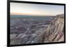 White Stupa sedimentary rock formations at dusk, Ulziit, Middle Gobi province, Mongolia, Central As-Francesco Vaninetti-Framed Photographic Print