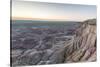 White Stupa sedimentary rock formations at dusk, Ulziit, Middle Gobi province, Mongolia, Central As-Francesco Vaninetti-Stretched Canvas