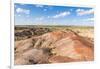 White Stupa sedimentary rock formations, Ulziit, Middle Gobi province, Mongolia, Central Asia, Asia-Francesco Vaninetti-Framed Photographic Print