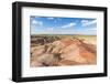 White Stupa sedimentary rock formations, Ulziit, Middle Gobi province, Mongolia, Central Asia, Asia-Francesco Vaninetti-Framed Photographic Print