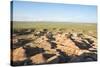 White Stupa sedimentary rock formations, Ulziit, Middle Gobi province, Mongolia, Central Asia, Asia-Francesco Vaninetti-Stretched Canvas