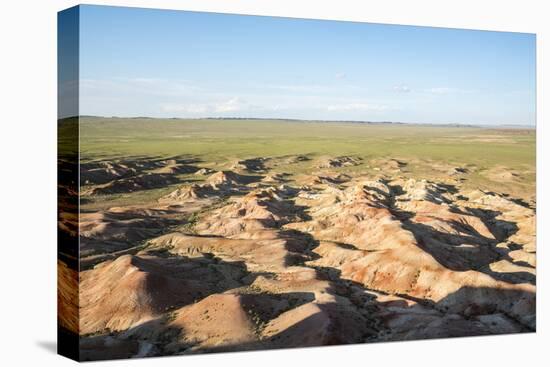 White Stupa sedimentary rock formations, Ulziit, Middle Gobi province, Mongolia, Central Asia, Asia-Francesco Vaninetti-Stretched Canvas