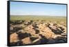 White Stupa sedimentary rock formations, Ulziit, Middle Gobi province, Mongolia, Central Asia, Asia-Francesco Vaninetti-Framed Stretched Canvas