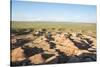 White Stupa sedimentary rock formations, Ulziit, Middle Gobi province, Mongolia, Central Asia, Asia-Francesco Vaninetti-Stretched Canvas