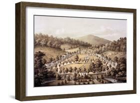 White Sulphur Springs, Montgomery County, from 'Album of Virginia', 1858-Edward Beyer-Framed Giclee Print