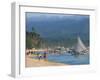 White Sun Beach, at the Resort of Boracay Island, Off Panay, the Philippines, Southeast Asia-Alain Evrard-Framed Photographic Print