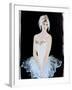 White Swan Ballerina with Crown 2015-Susan Adams-Framed Giclee Print