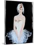 White Swan Ballerina with Crown 2015-Susan Adams-Mounted Giclee Print