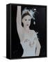 White Swan-Susan Adams-Framed Stretched Canvas