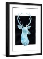 White Tail Bust I-Grace Popp-Framed Art Print