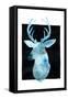 White Tail Bust II-Grace Popp-Framed Stretched Canvas