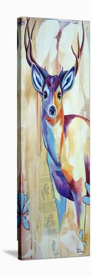 White Tail Deer-Corina St. Martin-Stretched Canvas