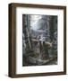 White Tail Fawns-Kevin Daniel-Framed Art Print