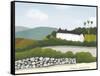 White Terraced Houses-Sophie Harding-Framed Stretched Canvas