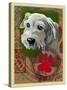 White Terrier-Cathy Cute-Stretched Canvas