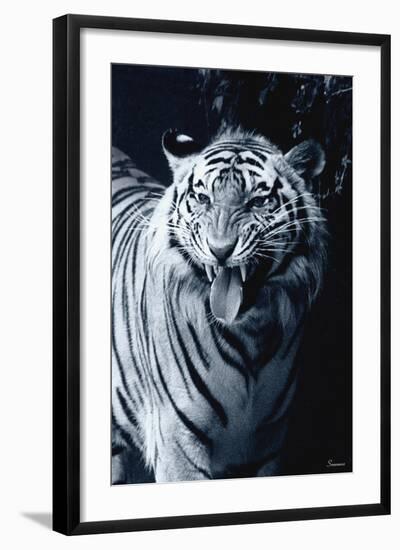 White Tiger 2-Gordon Semmens-Framed Photographic Print