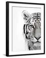 White Tiger-Design Fabrikken-Framed Premium Photographic Print