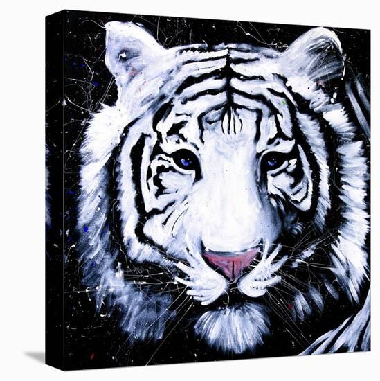 White Tiger-null-Stretched Canvas