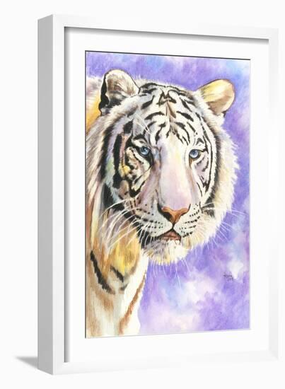 White Tiger-Barbara Keith-Framed Giclee Print