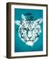 White Tiger-Robert Farkas-Framed Art Print