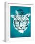 White Tiger-Robert Farkas-Framed Art Print