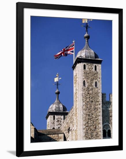 White Tower, Tower of London, Unesco World Heritage Site, London, England, United Kingdom-John Miller-Framed Photographic Print