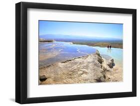 White Travertine Terraces at Pamukkale-Neil Farrin-Framed Photographic Print