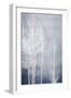 White Trees on Blue Panel I-Kate Bennett-Framed Art Print