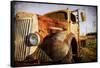 White Truck, Driver's Side-Jessica Rogers-Framed Stretched Canvas