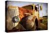 White Truck, Driver's Side-Jessica Rogers-Stretched Canvas