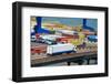 White Truck Transport Container in Port-soleg_1974-Framed Photographic Print