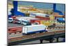 White Truck Transport Container in Port-soleg_1974-Mounted Photographic Print