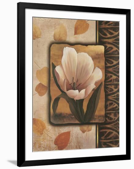 White Tulip-TC Chiu-Framed Art Print