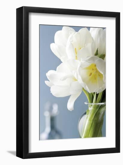 White Tulips Bouquet-Christine Zalewski-Framed Art Print