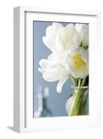 White Tulips Bouquet-Christine Zalewski-Framed Art Print